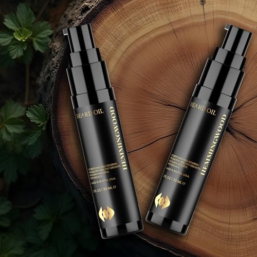 Beard Oil for Men ? Oud, Sandalwood & Cedarwood Scent ? Softens, Nourishes & Reduces Itch ? Lightweight, Non-Greasy Formula with Jojoba & Argan Oil ? Made in USA, 1 fl oz