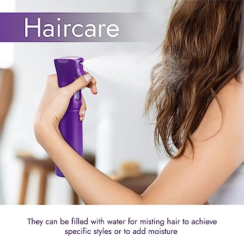 VIGOR PATH Continuous Fine Mist Spray Bottle - 300ml Dark Purple