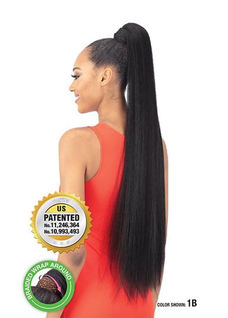 Mayde Beauty Pony Pro Stretch & Lock Yaky Straight Ponytail YAKI PRO 36” (1)