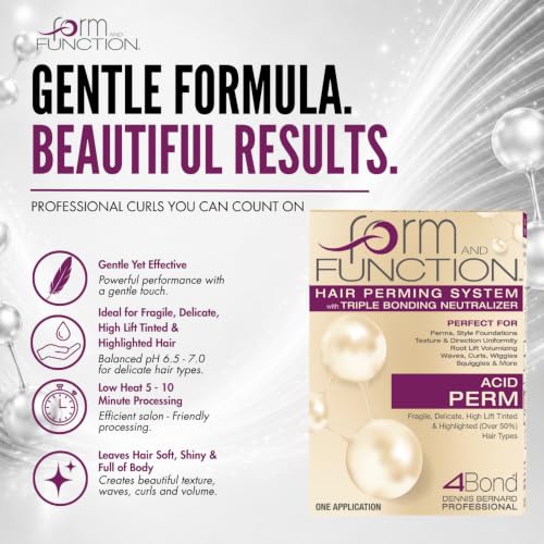 Acid Perm System with Triple Bonding Neutralizer for Fragile Hair