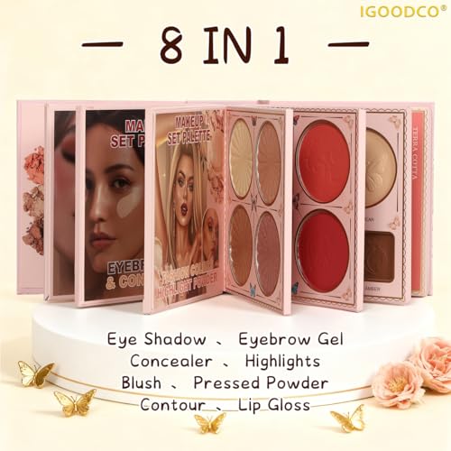 55-Color Eye Shadow Palette - Versatile Makeup for All Occasions