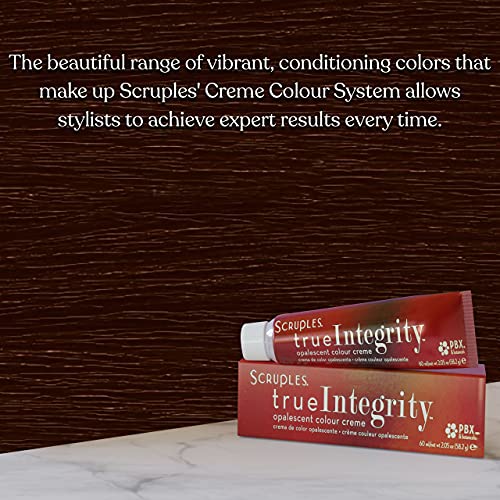 Scruples True Integrity Hair Color, 4rm Medium Red Mahogany Brown, 2.05 Ounce