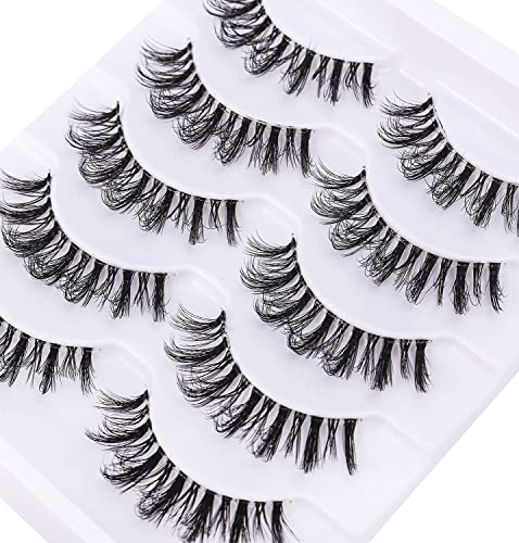 Dramatic Mink Lashes 8-15mm D Curl - 5 Pairs Reusable