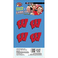 Wisconsin Badgers 4-Pack Waterless Temporary Tattoos