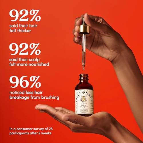 Fable & Mane HoliRoots Hair Oil - Strengthening Serum for Damaged, Frizzy Hair