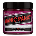 MANIC PANIC Classic Fuschia Shock Semi Permanent Hair Color - Dark Pink Hair Dye for Women & Men That Lasts 4-6 Weeks - Vegan, Ammonia & Cruelty-Free - Create & Mix Custom Shades (4oz)