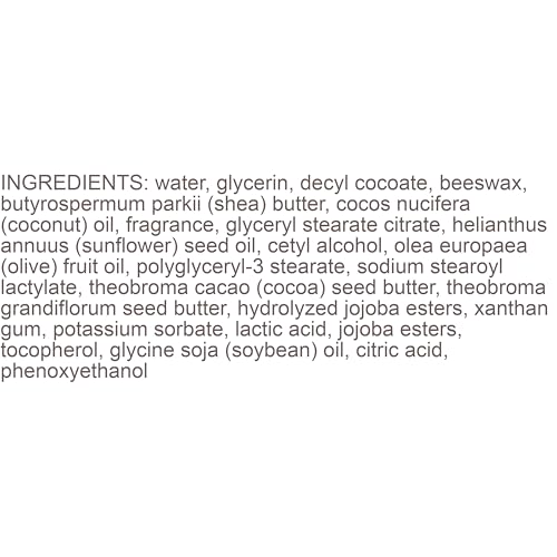 Burts Bees Butter Body Lotion for Dry Skin with Cocoa & Cupuau, 12 Oz (Package May Vary)