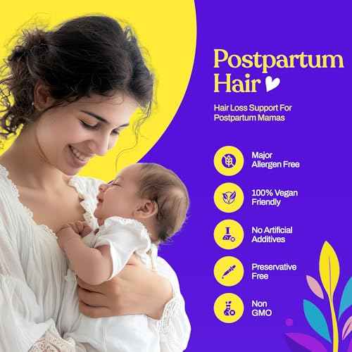Mama¡¯s Select Postpartum Hair Loss Vitamins ? Reduce Shedding, Restore Thickness, Shine, & Strength ? Supports Hormonal Balance, Cellular Renewal & Scalp Health ? Treatment Is Safe for Breastfeeding