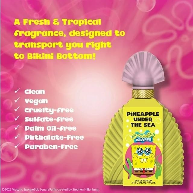SpongeBob SquarePants Pineapple Under The Sea Eau de Parfum - 100ml