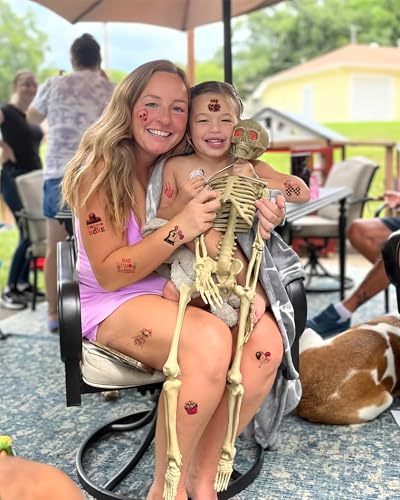 Bad Two The Bone 2nd Birthday Temporary Tattoos, 192 Pieces