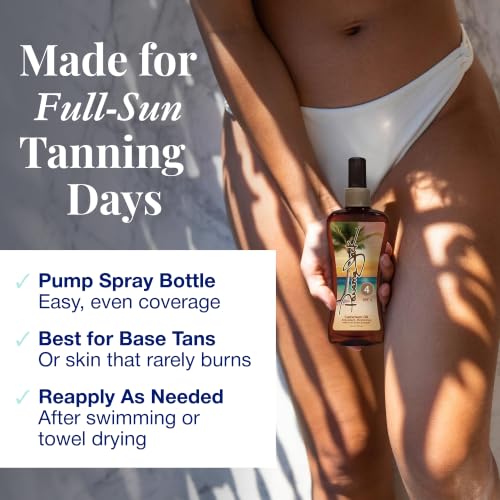Panama Jack Tanning Oil SPF 4, 8 oz Pump Spray