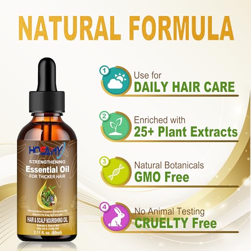 Lightweight Hair Oil for Thinning Hair with Rosemary & Biotin