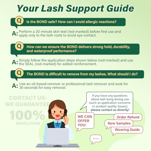 KEYYOU Lash Bond and Seal - Waterproof Eyelash Glue 10ml