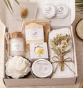 Coconut Spa Gift Basket for Women - 12-Piece Self-Care Set