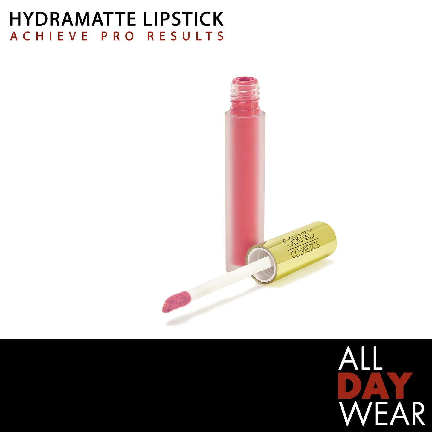 Gerard Cosmetics HydraMatte Liquid Lipstick West Coast | Coral Lipstick with Matte Finish | Long Lasting and Non-Drying | Super Pigmented Fully Opaque Lip Color