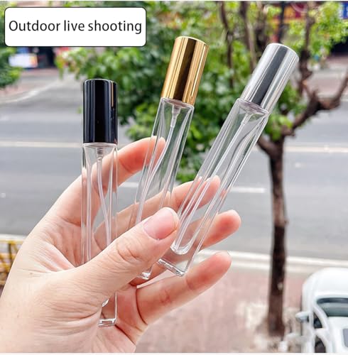 10ML Travel Refillable Glass Perfume Atomizer - 4 Pack