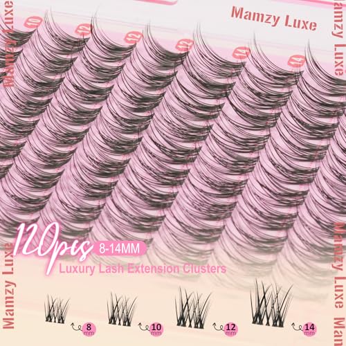 Natural Wispy Lash Clusters Kit 8-14MM with Glue & Tweezers
