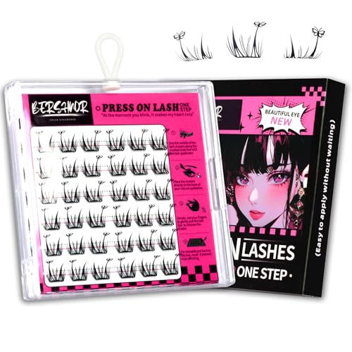 Butterfly Pre-Glued Lash Clusters - No Glue Needed