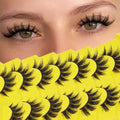 Ahrikiss Manga Spiky Anime False Eyelashes - Faux Mink 7 Pairs