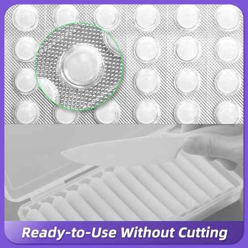 Orthodontic Wax for Braces - 240 Dental Wax Dots | Hygienic Individual Wraps, Mint Flavor