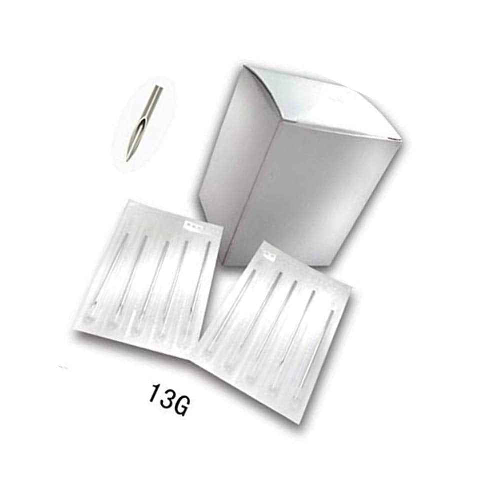 New Star Tattoo 100PCS 13G Steel Body Piercing Needles Supply