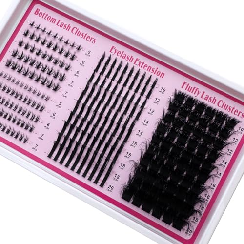 DIY Lash Clusters 10-16MM Wispy Mink Eyelash Extensions Kit