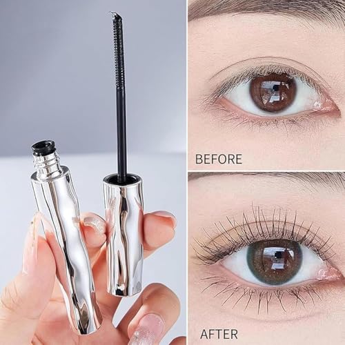 BEDARP Waterproof Curling Mascara with Fiber & Primer, Long-Lasting Black
