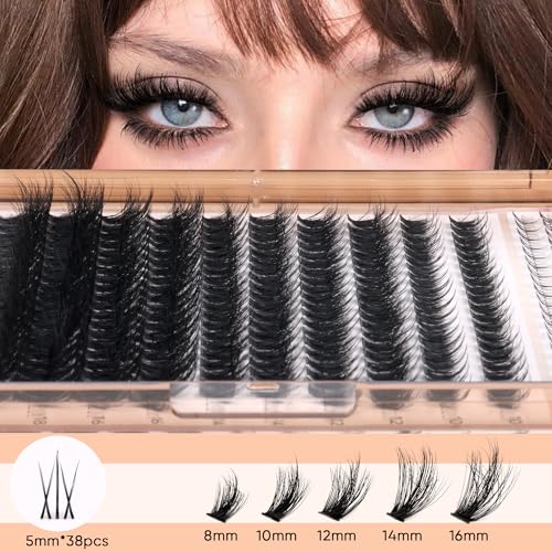 Wispy Lash Clusters C Curl with Bottom Lashes 10-18mm