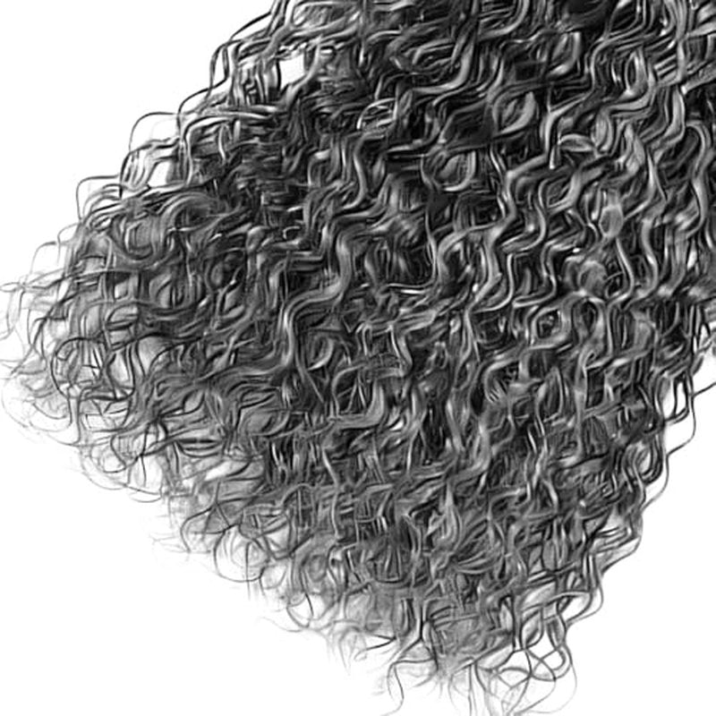 P1B Grey Water Wave Hair Bundles 3 Pack 30-34 Inch