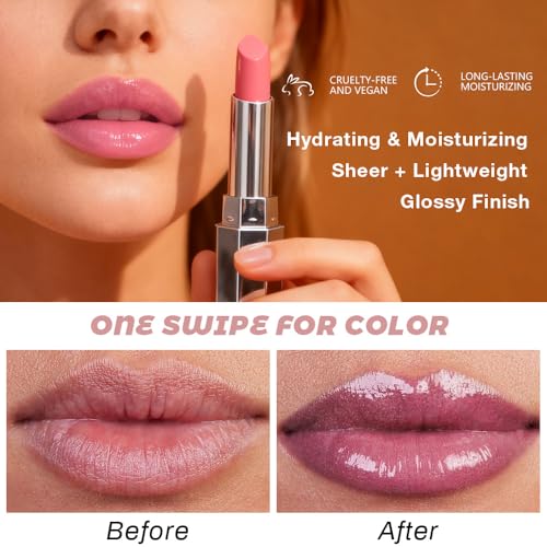 Kaely Honey Lipstick Tinted Lip Balm 2Pc Set - Hydrating & Vegan