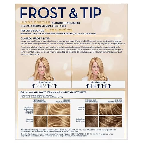 Clairol Frost & Tip Blonde Highlights Hair Dye Kit