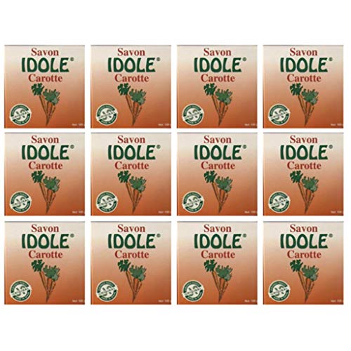 Idole Carrot Soap ORIGINAL MADE IN SPAIN 100g (Pack of 12)