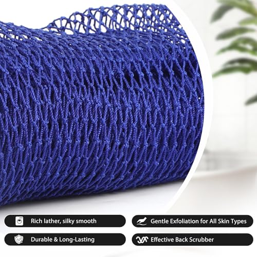 African Net Sponge 2-Pack, 45-Inch Exfoliating Back Scrubber
