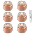 6 Pack Replacement Heads for Flawless Gen 3 Hair Remover - Compatible & Durable