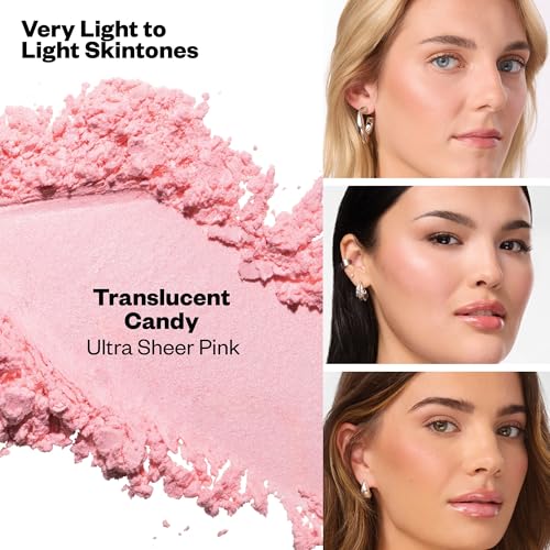 Kosas Cloud Set Loose Powder ? Translucent Setting + Blurring Talc-Free Face Powder in Translucent Candy (Ultra Sheer Pink)