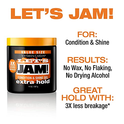 SoftSheen Let's Jam Extra Hold Styling Gel, 14oz