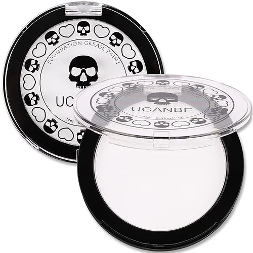 UCANBE White Cream to Powder Face Paint - Full Coverage Matte