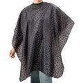 Waterproof Hair Cutting Cape with Leopard Print - Adjustable Salon Cape