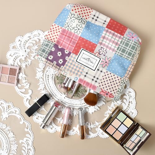 Large Capacity Makeup Bag for Women | KeYaMee Travel Cosmetic Pouch