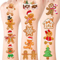 96pc Gingerbread Man Temporary Tattoos – Christmas Party Favors