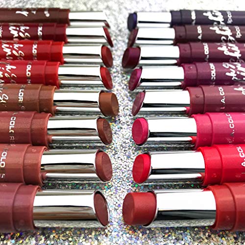 L.A. COLORS Glitzy Girl Oh So Shiny Lip color, Luster CLS585 (Pack of 2)