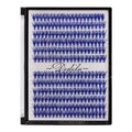 40D Blue Color Individual False Eyelashes D Curl Thickness 0.07mm Makeup Cluster Eyelashes Colorful DIY Eye Lashes (14mm)