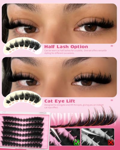 Kiromiro Volume Lash Clusters 10-20mm Pre-Mapped Cat Eye
