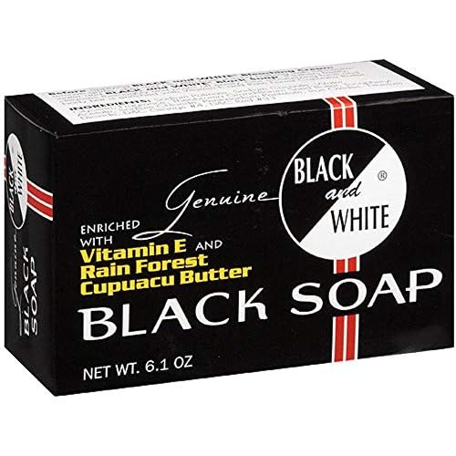 Black and White Black Soap, 6.1 oz (Pack of 3)