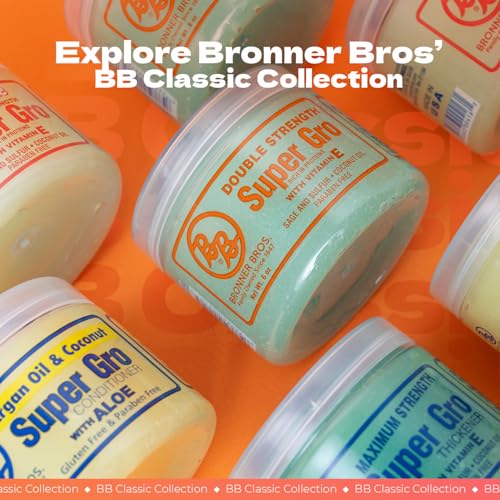 Bronner Brothers Super Gro Extra Lite Double Strength, 6 oz