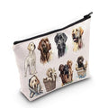 LEVLO Labrador Retriever Cosmetic Makeup Bag Gift For Black Lab Dog Lover Black Labrador Mom Travel Pouch Bag Labrador Retriever Merchandise (Labrador Retriever)
