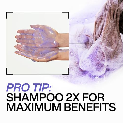 Redken Blondage Purple Shampoo For Blonde, Bleached or Highlighted Hair - Neutralizes Brassy Tones With Salicylic Acid, Color Depositing