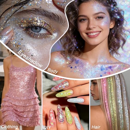 Red Glitter Stick - Face Body Makeup, 32g