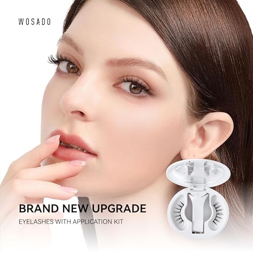 WOSADO Magnetic Eyelashes V9 Plume with Applicator Kit