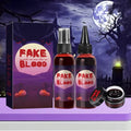Halloween Fake Blood Makeup Kit - 3 Types, 5oz Total